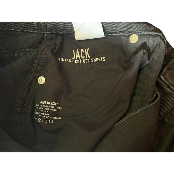 Ser.O.Ya Jack Shorts NWT Distressed Denim Shorts Sz 32 Mens Black Modern - Picture 7 of 9